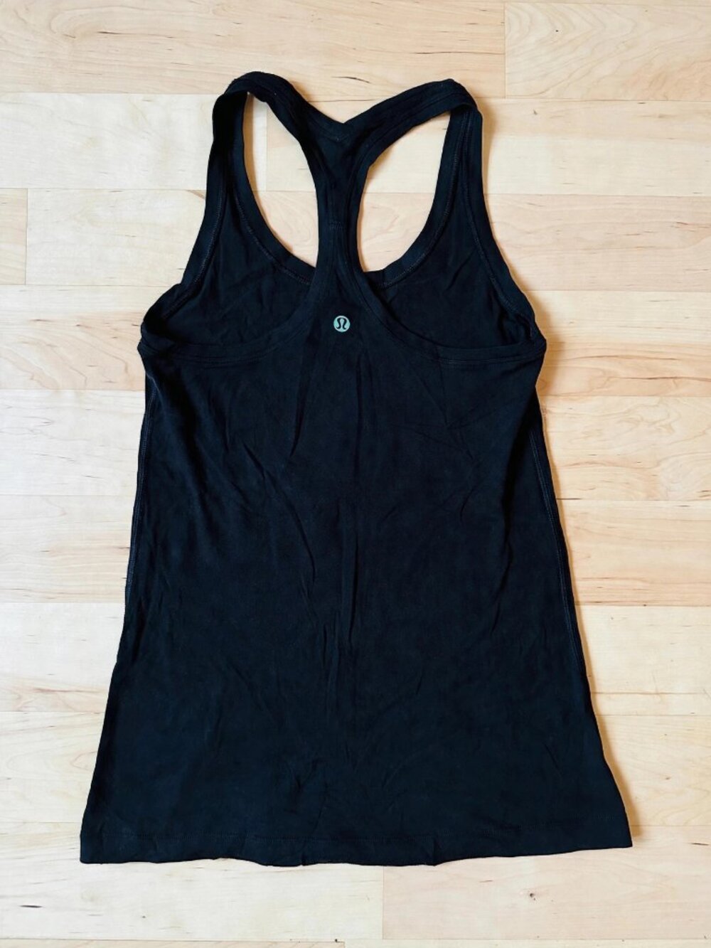 Lululemon Black Racerback Athletic Tank Top Size 6
